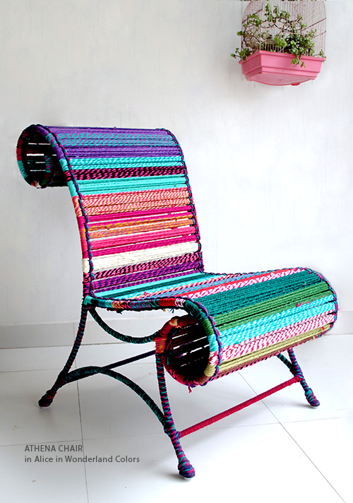 Athena Chair in Alice in Wonderland by Sahil & Sarthak 